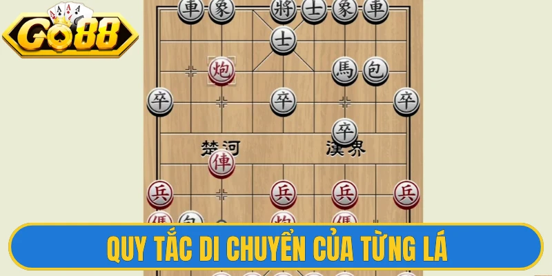 Cờ Úp Go88 - Đấu Trường Cờ Trí Tuệ Biến Hóa Khôn Lường 2 Quy tắc di chuyển của từng lá