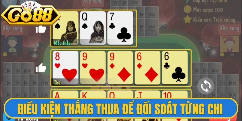 Mậu Binh Go88 - Sảnh Game Đổi Thưởng Uy Tín Đỉnh Cao 2 Điều kiện thắng thua để đối soát từng chi một
