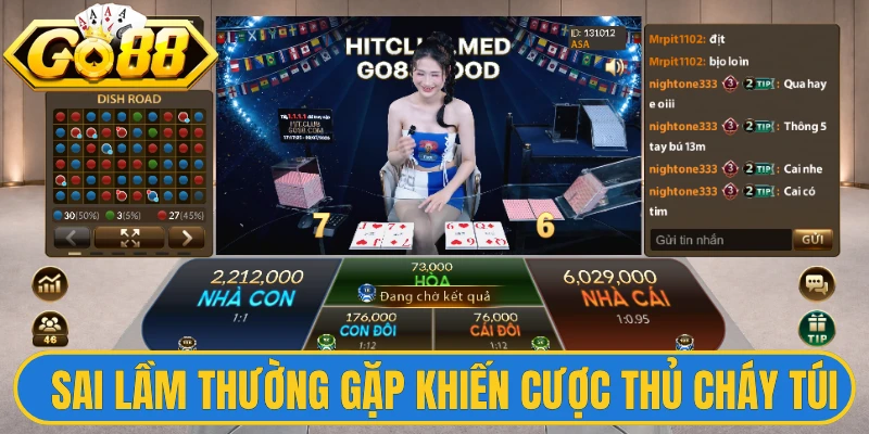 Mẹo Chơi Baccarat Thắng Lớn Độc Quyền Đến Từ Cao Thủ 3 Sai lầm thường gặp khiến cược thủ cháy túi