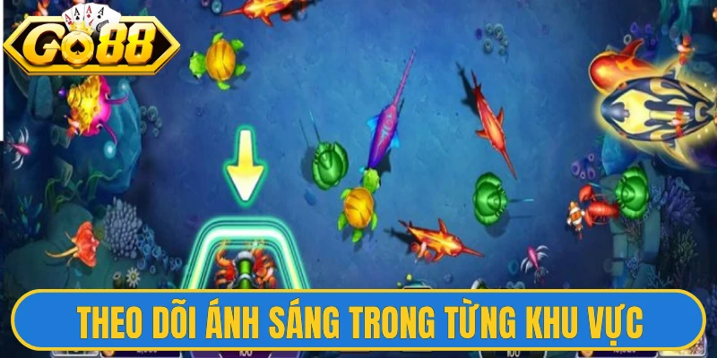 Bá Chủ Đại Dương 3D - Trải Nghiệm Không Gian Ba Chiều 3 Theo dõi ánh sáng trong từng khu vực
