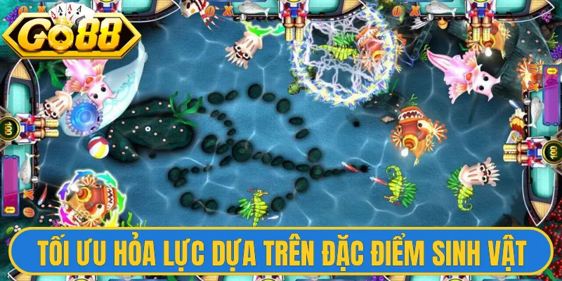 Đại Chiến Thái Bình Dương - Chinh Phục Thế Giới Biển Sâu 3 Tối ưu hỏa lực dựa trên đặc điểm từng sinh vật