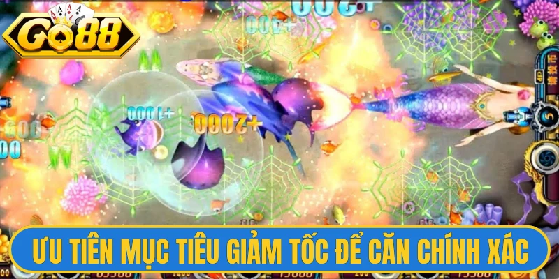 Tiên Bắn Cá - Phiêu Lưu Với Không Gian Giải Trí Cuốn Hút 3 Ưu tiên mục tiêu giảm tốc để căn chính xác